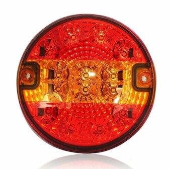 14cm Rond Hamburger LED Achterlicht