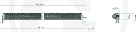 Werklamp / Lichtstrip LED, 80 LED lampen