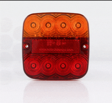 LED compact achterlicht | 12v | 50cm. kabel | 99AR