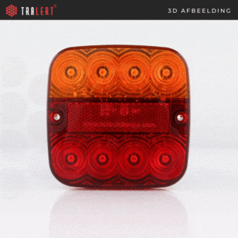 LED compact achterlicht | 12v | 50cm. kabel | 99AR