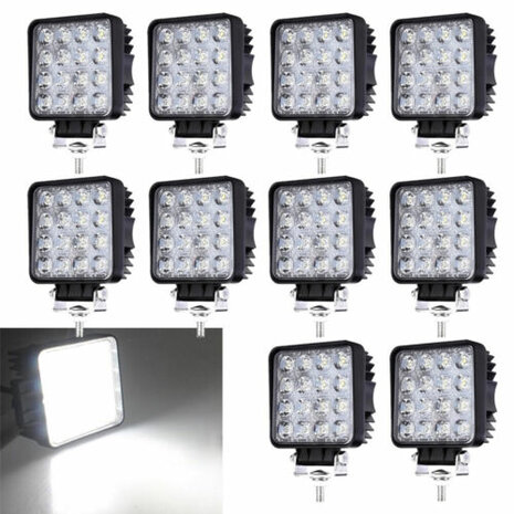 Super Werklamp LED 48w 10 stuks PRO serie