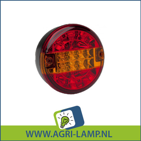 LED Achterlicht 3f, achterlicht, remlicht, knipperlicht 12V-24V