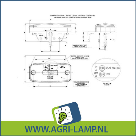 Hella alternatief led markeringslamp met garantie