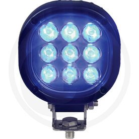 WERKLAMP LED BLAUW VIERKANT 12/24V 36W SPECIAL