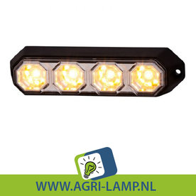 Led flitser 6 Watt met optische versterking 10V-30V PRO serie